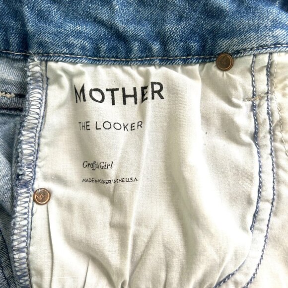 Mother The Looker in Graffiti Girl Wash Size 27 - Picture 8 of 11
